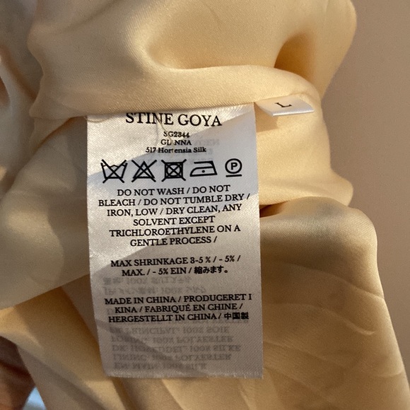 STINE GOYA silk floral slip dress size large - Picture 11 of 13